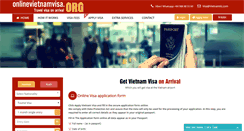 Desktop Screenshot of onlinevietnamvisa.org